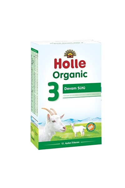 Holle Organik 3 Keçi Bebek Devam Sütü Büyüme 400 Gr