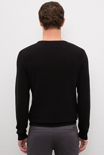 U.S. Polo Assn. Siyah Erkek Kazak