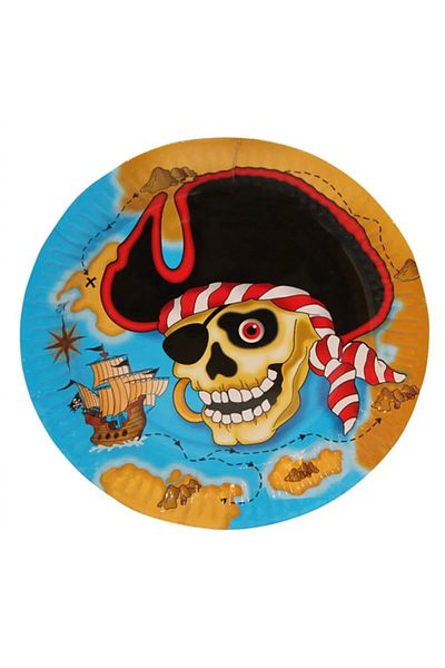 Hayaller Dükkanı Plate Paper Material for Pirate Party