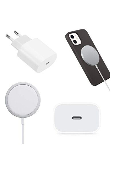 Daytona Iphone 11/11 Pro/ 12 Pro Max/ 12 Mini Uyumlu Kablosuz Wireless Şarj V...