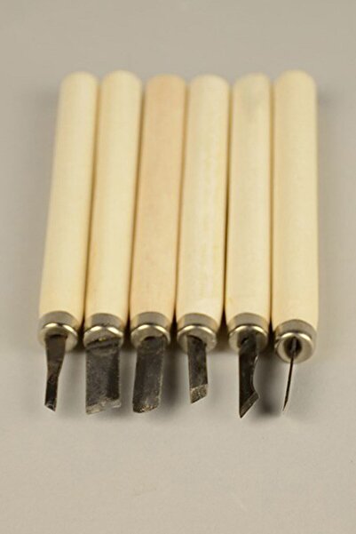 Ref-San Ahşap Oyma Seti 6 'lı Mk-6