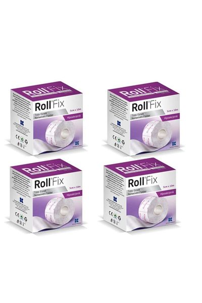Roll Fix Flexible Medical Flaster 5 cm X 10 M - 4 Pieces