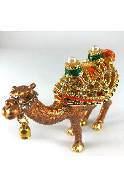 ArtemisDükkan Taşlı Pirinç Gold Heybeli Deve