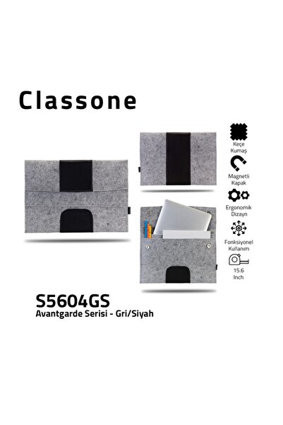 Classone S5604GS Avantgarde 15.6 بوصة ماك بوك، ماك إير، نوت بوك، غطاء لباد لل...