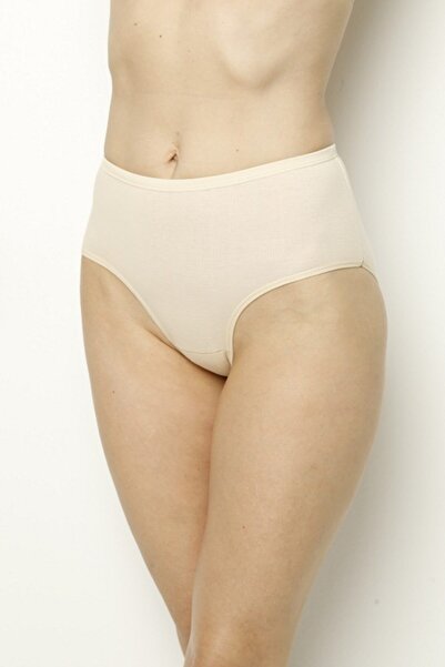 Tutku Γυναικείο δέρμα βαμβακερό ψηλόμεσο εσώρουχο Bato 9 Συσκευασία