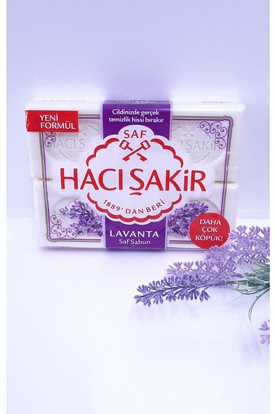 Hacı Şakir Lavender Pure Soap 4*150 Gr