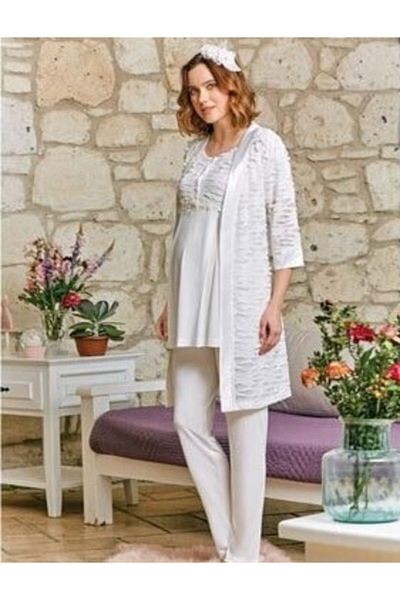 Flz Pijama 3-Piece Maternity Pajama Set