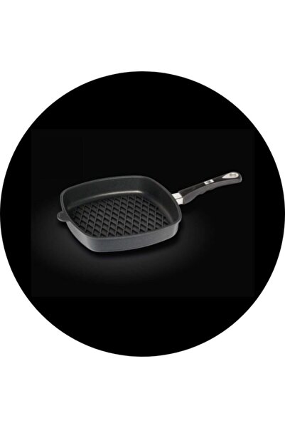 AMT Gastroguss Amt Bbq Induktion Kare Tava - (Çap: 28x28cm Derinlik: 5cm) Ie2...
