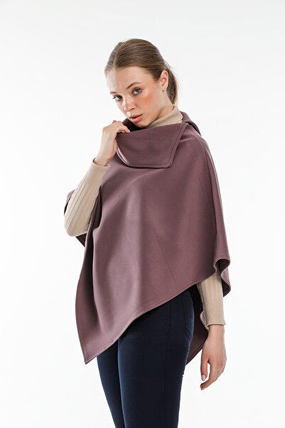 Pitti Kadın Açık Mürdüm Panço 70257-a