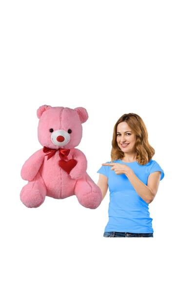 SENİSSTORE Senis Kalpli Peluş Ayıcık 60 cm