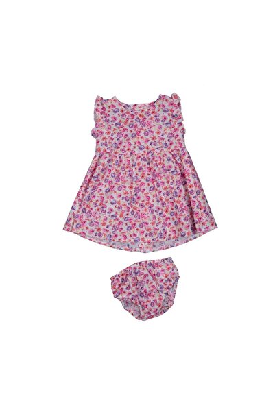Bebepan Kız Bebek Pembe Elbise