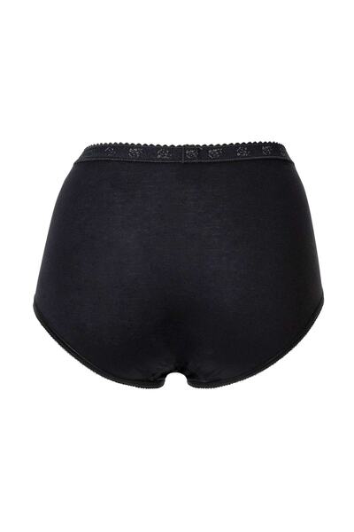 SLOGGI Stilvoller Damen-Slip – lang, 4er-Pack, Einfarbig