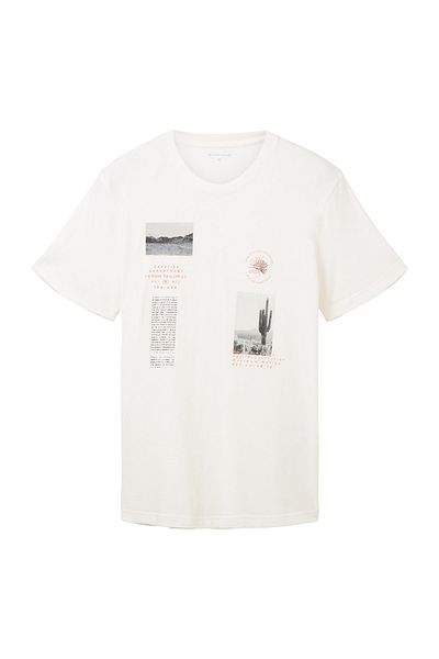 Tom Tailor Foto Baskılı T-Shirt Kurzarmshirt
