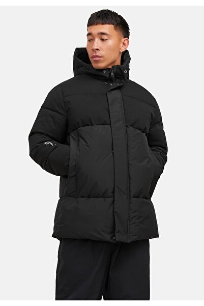 Jack & Jones Jachetă rezistentă la vânt FORCE - Jachetă puffer cu glugă și fermoar
