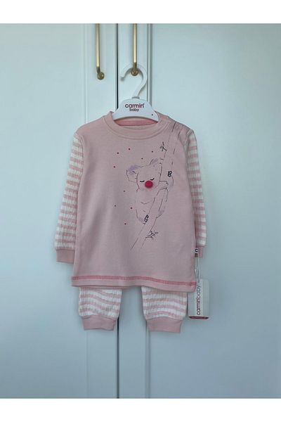 Carmin Baby Carminbaby Organic Baby Girl Top and Bottom Set