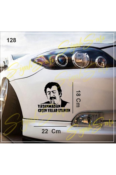 S&S HEDİYELİK EŞYA Müslüm Gürses Araba Araç Decal Oto Racing Jeep Sticker Eti...