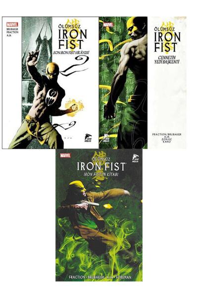 Çizgi Düşler Ölümsüz Iron Fist Set- Marvel (1-2-3 Cilt)