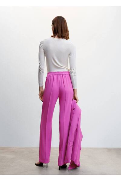 MANGO Woman Beli Elastik Takım Pantolon
