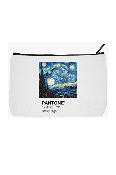 GRAFİKSPAN Несесер за грим Van Gogh Pantone Starney Night, калъф за моливи