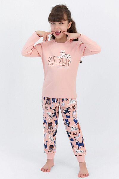 ROLY POLY Sleep Mocha Girl's Seasonal Long Sleeve Pajama Set