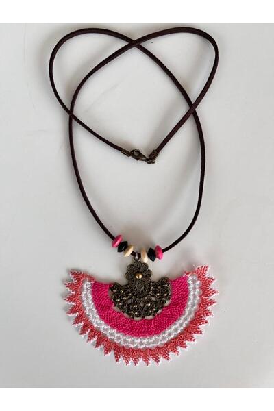 MERUT STYLE HAYATINI RENKLENDİR El Örgüsü Iğne Oyası Kolye