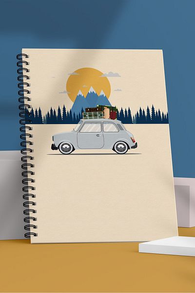 Apeirona Notebook - Bullet Journal| Dotted| Steel Spiral| 90 Sheets| Thick Pages| Hard Cardboard Cover|