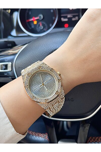 CLUPPOLOON full zirkon taşlı kadın saat