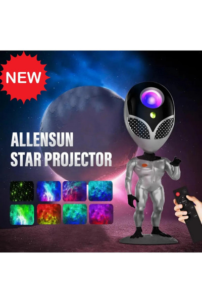 HEJARON Galaksi Yıldız Projektör Uzaylı Işıklı Samanyolu Projeksiyon Gece Lambası Taklit Ses Tekrarı