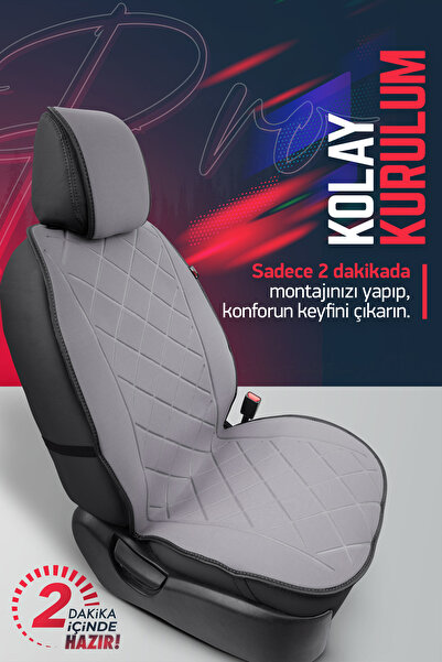 Otom Oto Koltuk Minderi Koruyucu Füme - Active Pro