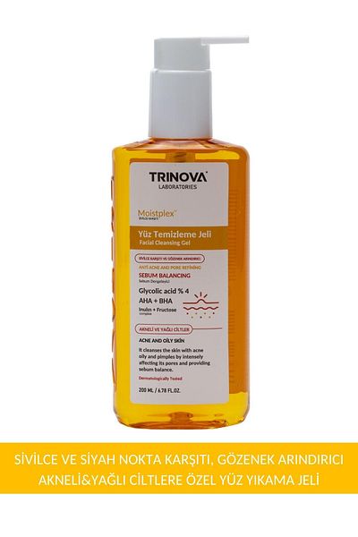 Trinova Anti-Acne and Pore Firming Facial Cleansing Gel