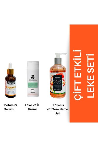 Beyruha Organic Kozmetik BEYRUHA çift etkili leke karşıtı set