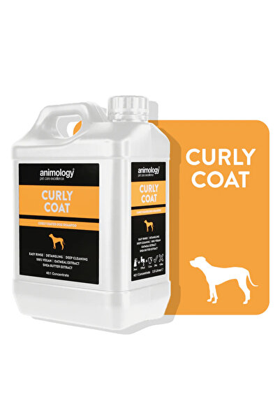 Animology Curly Coat Kıvırcık Tüylü Köpeklere Özel 40:1 Konsantre Köpek Şampuanı 2.5 Lt