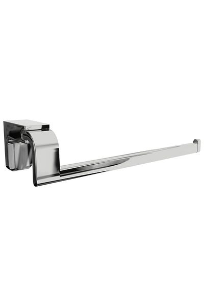Zethome Suport pentru prosoape de hârtie pentru exterior, montat pe perete, din inox, seria F 1, cromat