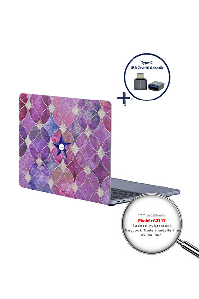 Mcstorey Macbook Pro Kılıf 16inç Flower04 (2019 YILI ÜRETİMİ IÇİN) A2141 Modeli Ile Uyumlu