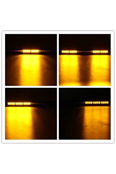 C9 Off Road Tepe Led Bar 12-24v Turuncu-turuncu Metal Gövde 120 Cm