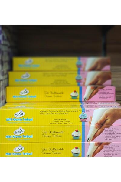 Dr. Gusto TEK KULLANIMLIK KREMA ŞANTİ TORBASI 10 LU