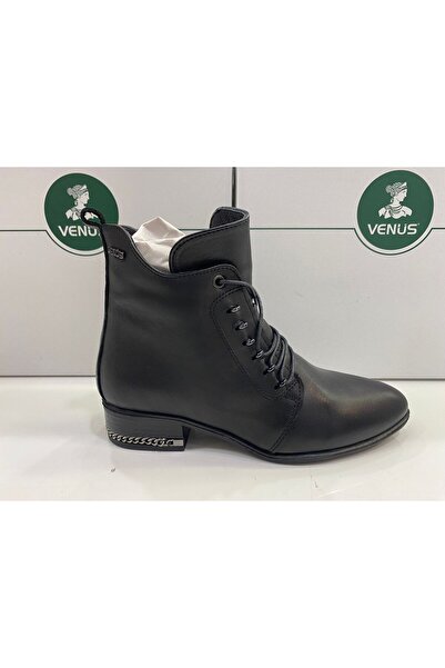 Venüs 2152708   γυναικείες μπότες από γνήσιο δέρμα με φερμουάρ και αξεσουάρ μ...