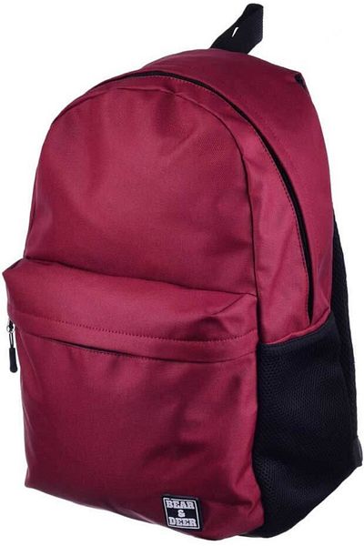 Bear & Deer Bear Deer Claret Red School Bag Bd BD-CN0291