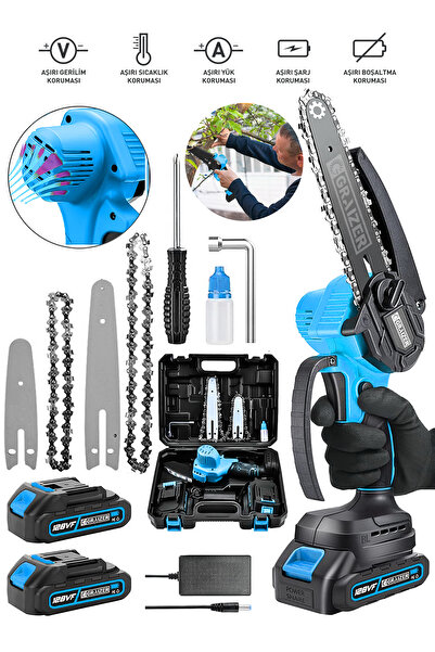 Graizer Alman 128 Vf 10 Ah %100 Cooper Bakir Sargili Akülü Dal Kesme Budama T...