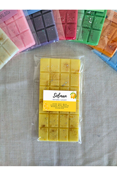 Solman Mango Ananas Buhurdanlık Mumu Koku Tableti Doğal Oda Kokusu Aromaterap...