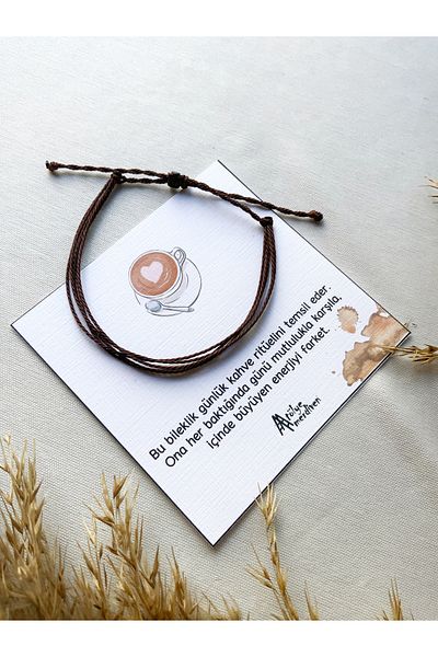 Atölye Merdiven Coffee Ritual Brown Unisex Basic Bracelet