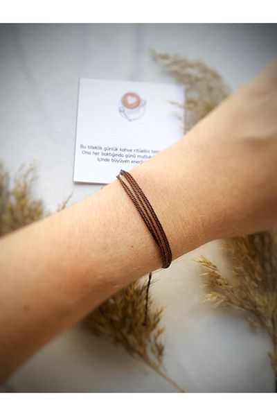 Atölye Merdiven Coffee Ritual Brown Unisex Basic Bracelet