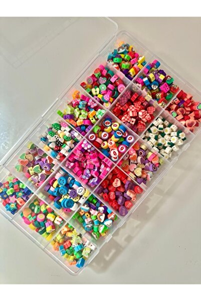 Chuva Fimo Boncuk Seti 900 Adet Polimer Fimo Boncuk Seti