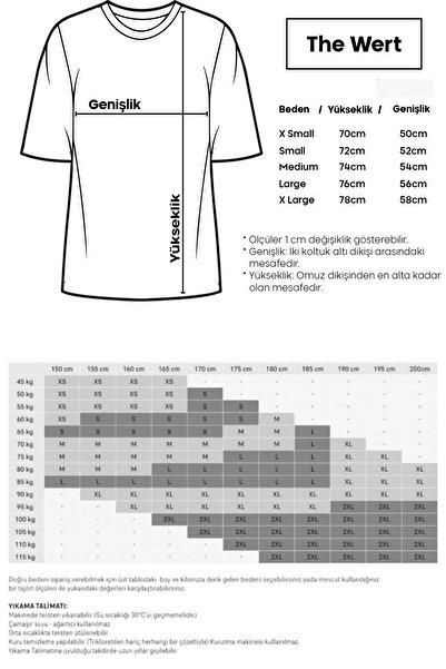 THEWERT Unisex Graffiti Microscope Printed White Oversize T-shirt