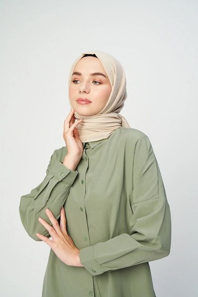 Modakaşmir Cotton Crochet Shawl Stone