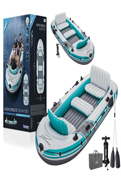 BESTWAY 65159 Hydro-force Advanture Elite 5 Kişilik Raft Set Şişme Bot 364*16...
