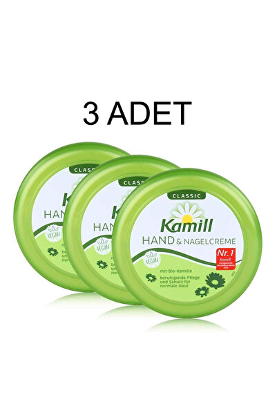 Genel Markalar 3 ADET Kamill Hand & Nagelcreme - El ve Tırnak Kremi (VEGAN) 150ml