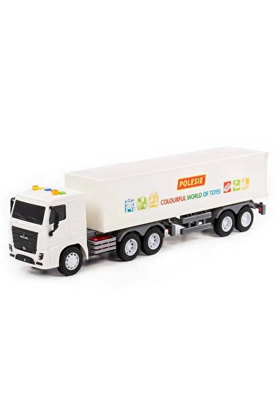 Polesie شاحنة المدينة 2 مع أضواء الاحتكاك والصوت 96401