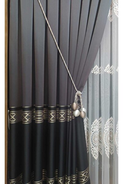 ÖzenEvim Инструмент за събиране на завеси Vison Аксесоар за завеси за монтаж на таван Завеса за завеси (2 броя)