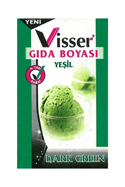 Genel Markalar Visser Toz Gıda Boyası 9 gram - Yeşil G.b